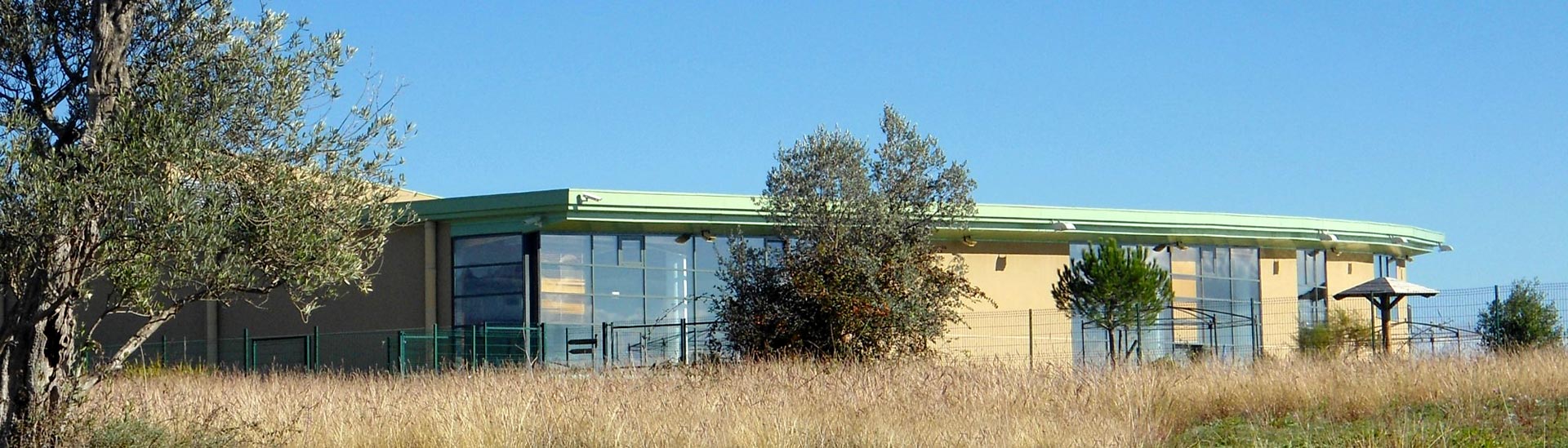 Vue d'ensemble piscine extérieur