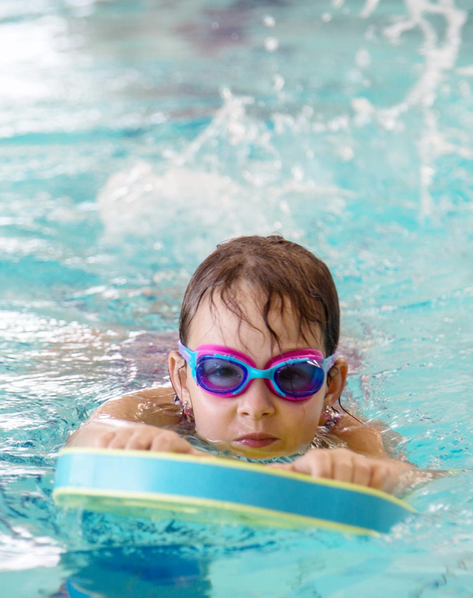 Apprentissage de la natation enfant